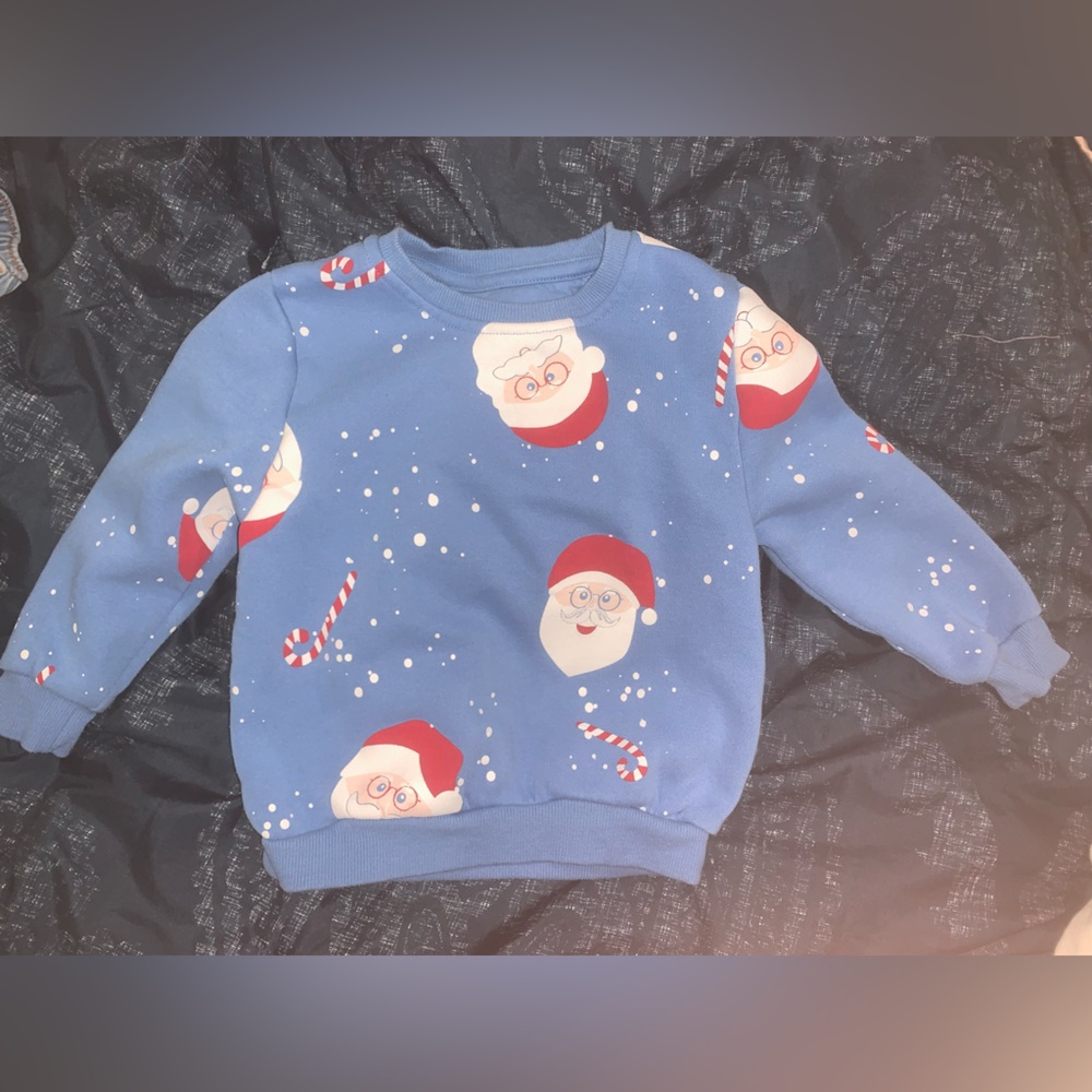 Primark Blue Santa Sweater for Kids